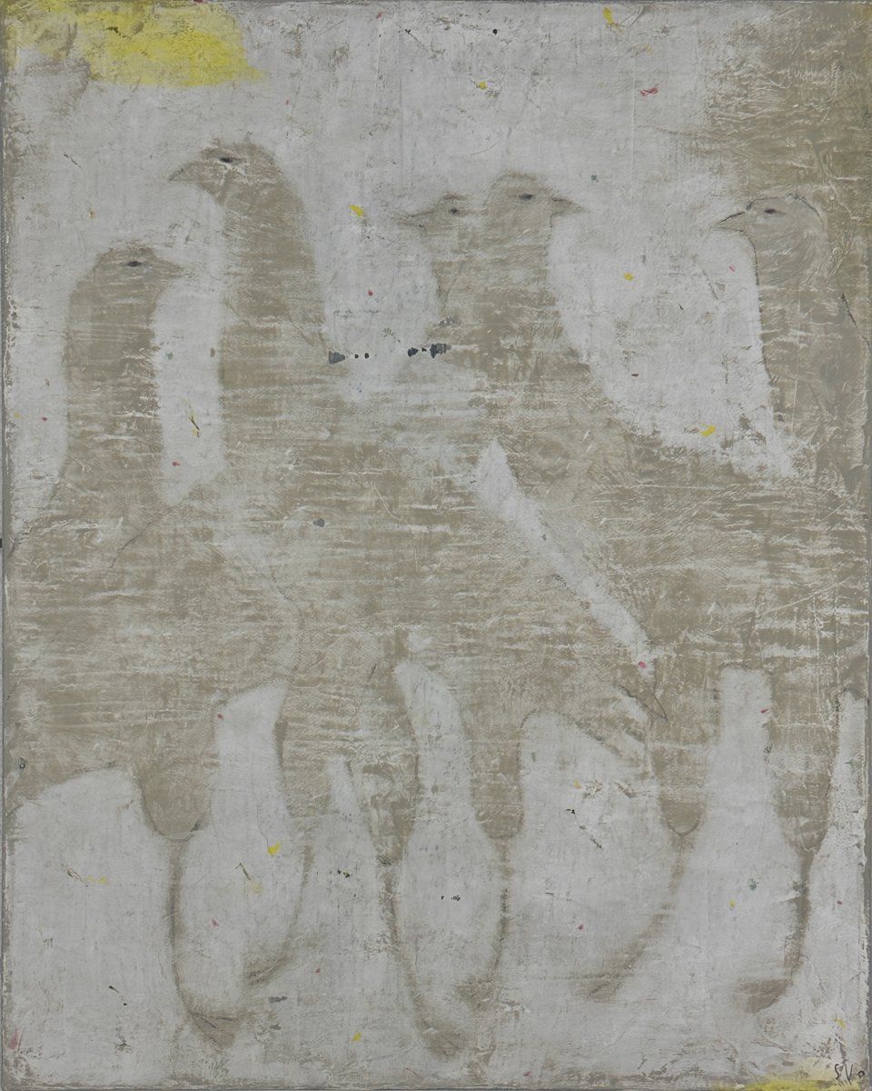 五件组，布面丙烯，50 × 40 cm，2024 - Jan Svoboda的作品