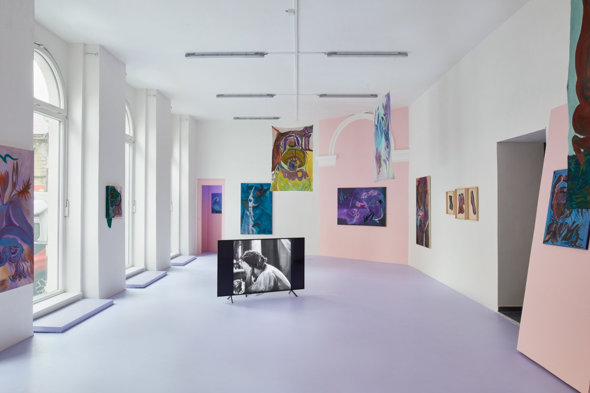 Solo show "EKSTASE" in SVĚTOVA Gallery, Prague, 2023 - artwork by Denisa Štefanigová