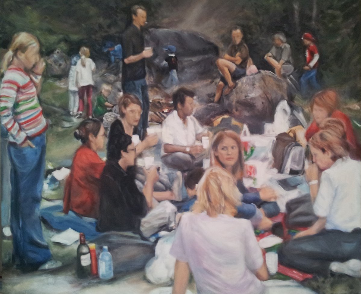 Being Young 1, 100×120 cm - artwork by Katja Praschak