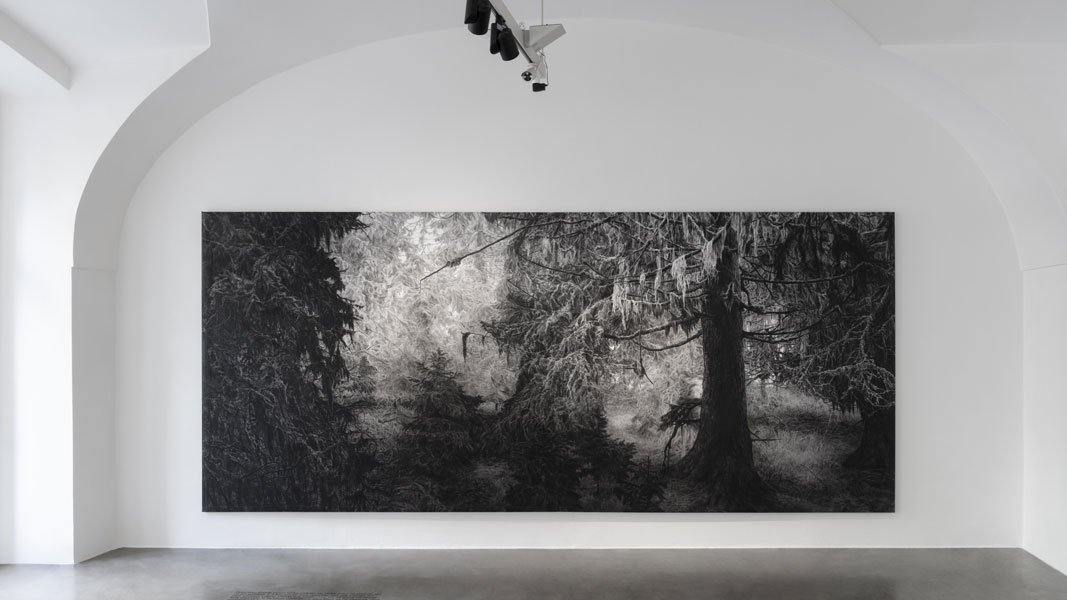 exhibition “When the Rain Falls Silent”, Kvalitář Gallery in Prague, 2025 - artwork by Lenka Falušiová
