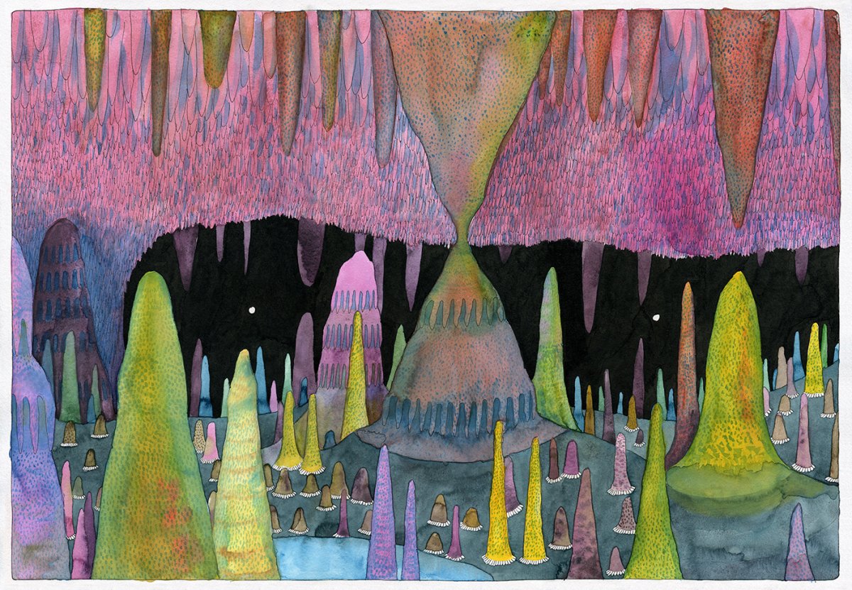 Jeskyně, 2024 - artwork by Pavel Pražák