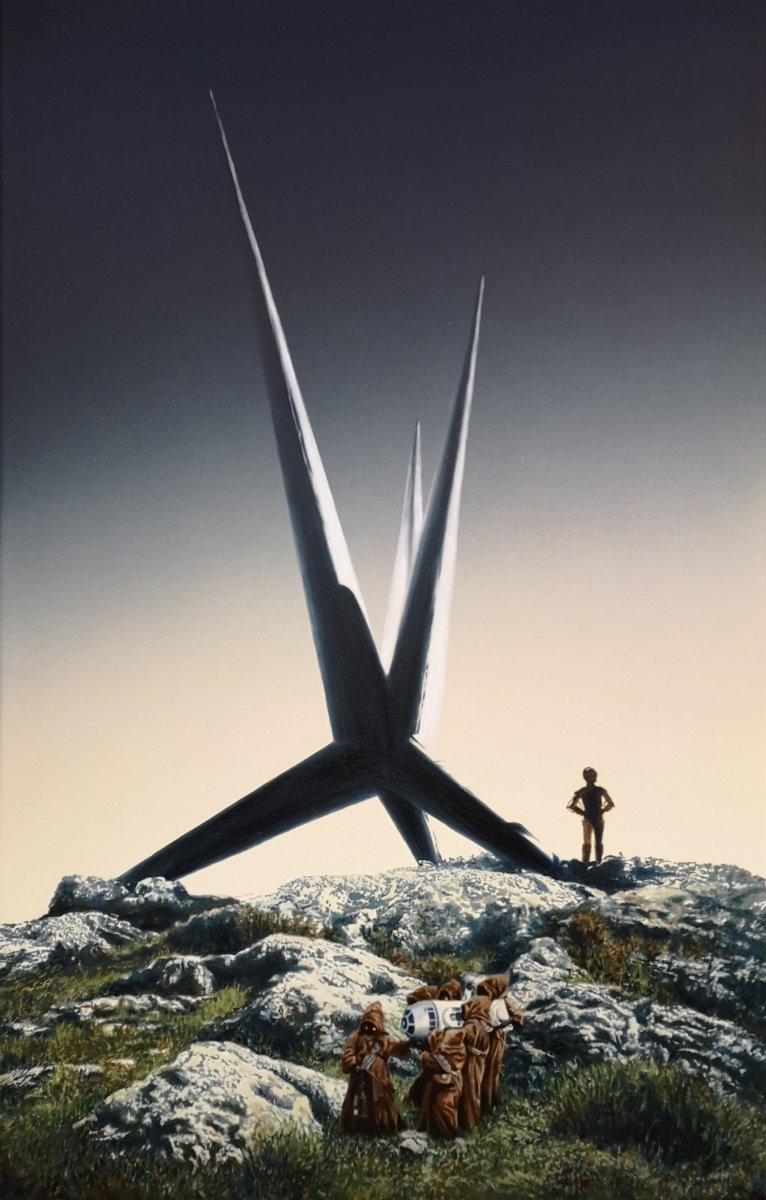 Spomenik II, olej a akryl na plátně, 110×70 cm, 2024 - dílo od Lukáš Havrda