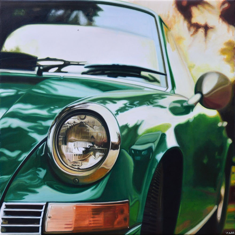Porsche 911 - artwork by Roman Sedlák