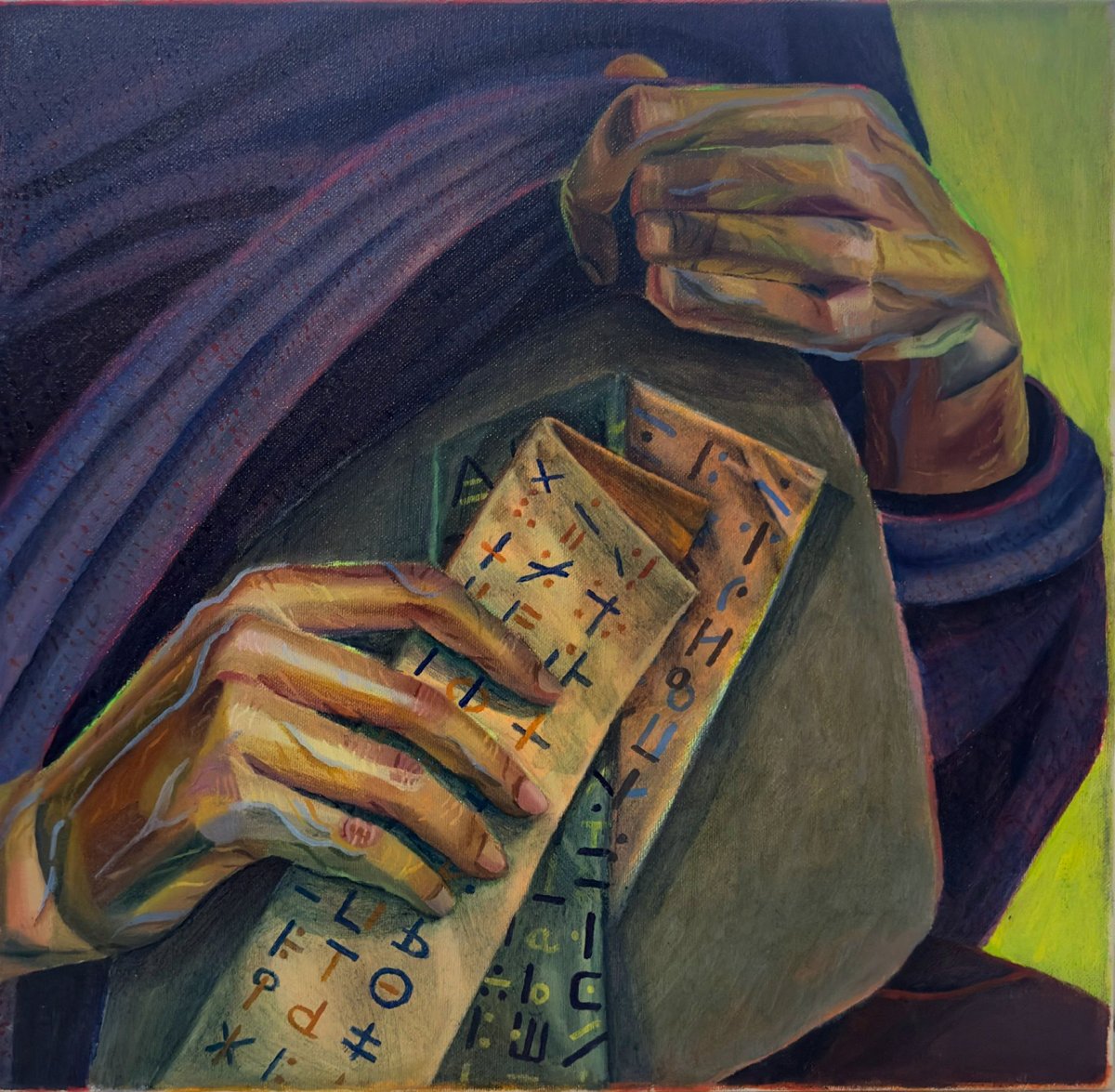 Hidden Language, 2025 - artwork by Olga Nová