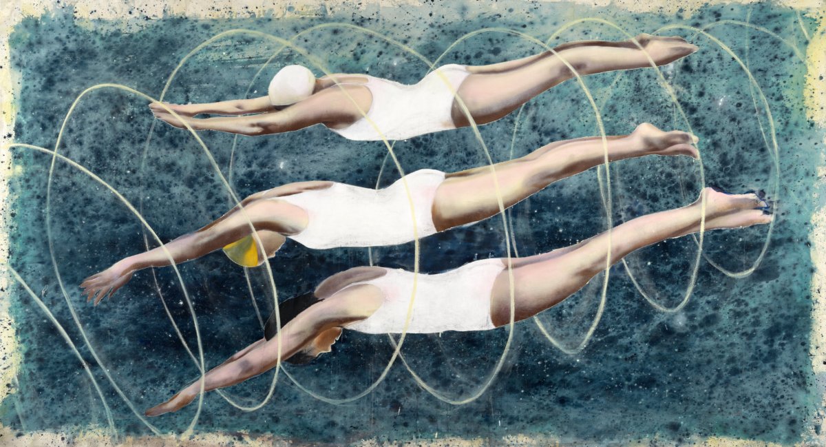 Interstelar, 200×380 cm, 2024 - dílo od Kristina Mesaroš