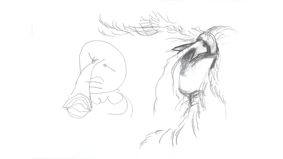 Bez názvu, tužka na papíře, A4, 2024 - dílo od Jan Turner